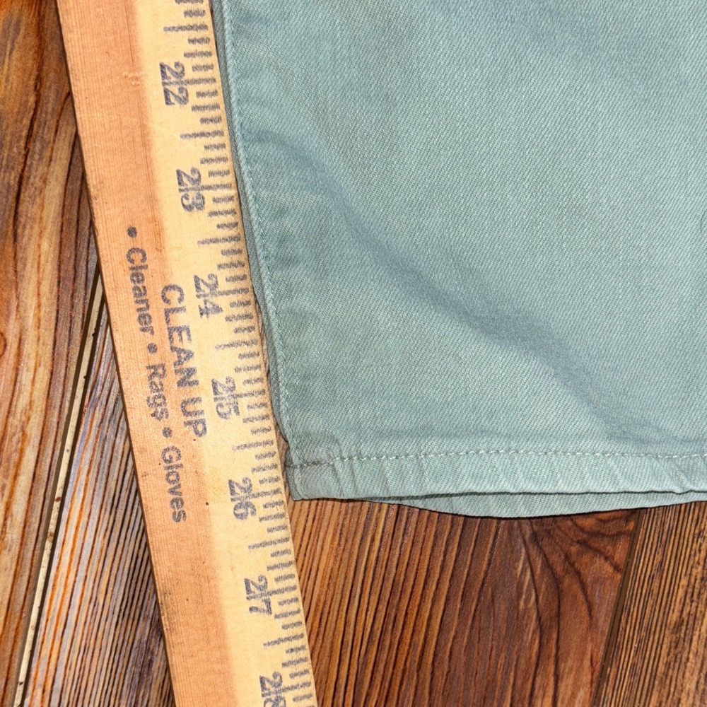 AG Adriano Goldschmied The Stevie Ankle Zip Light Sage Jeans 28R - Picture 7 of 9